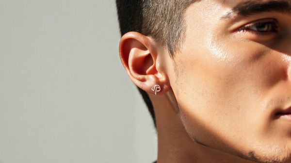 Top 5 idées de boucles d'oreilles stylées pour hommes piercés